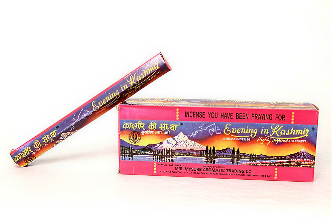 Evening In Kashmir Incense Sticks (Box) - Incense Route
