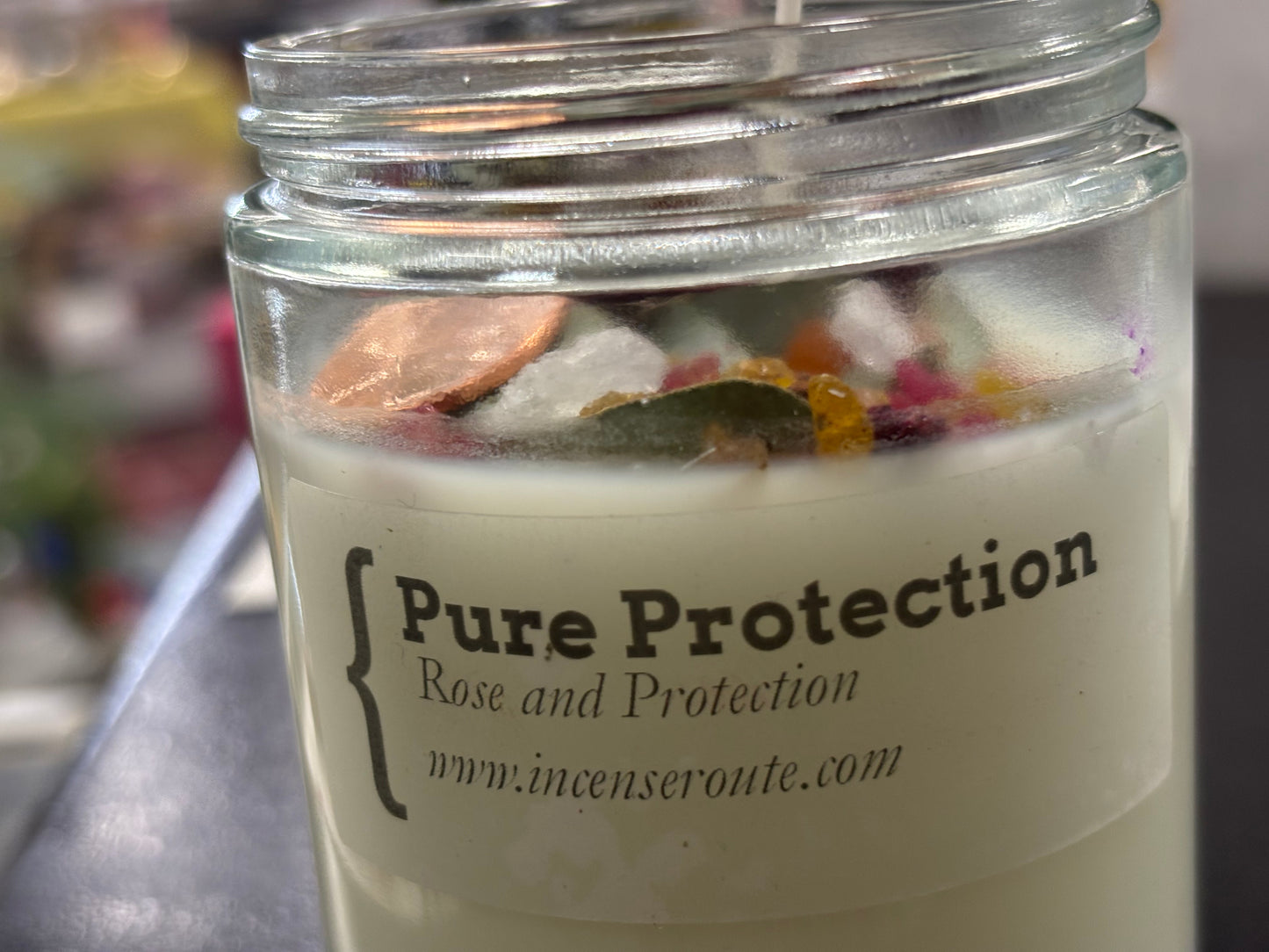 Pure Protection hand made candle