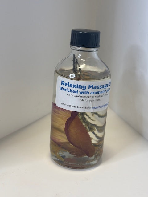 Relaxing massage oil - Incense Route