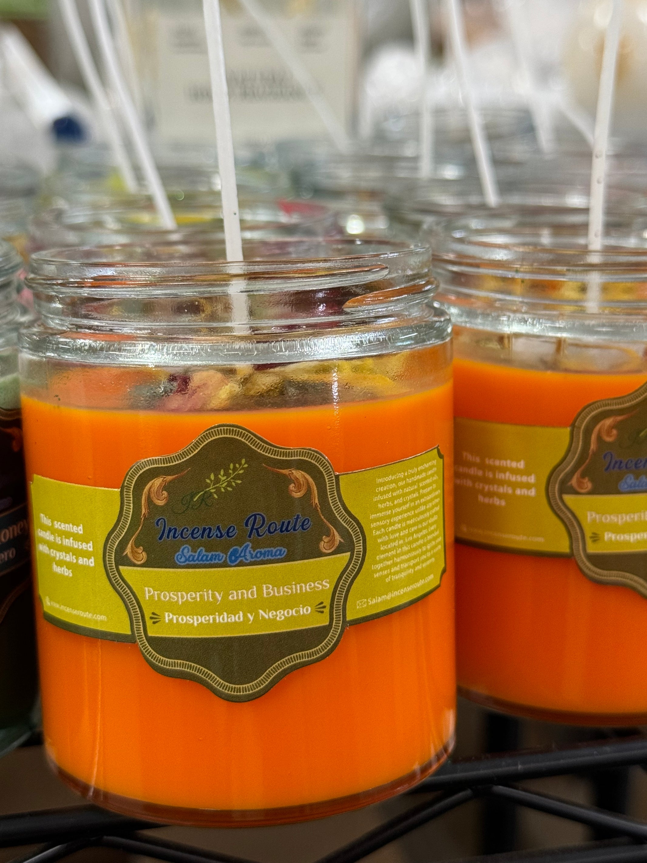 Candle Prosperity and Business - Incense Route