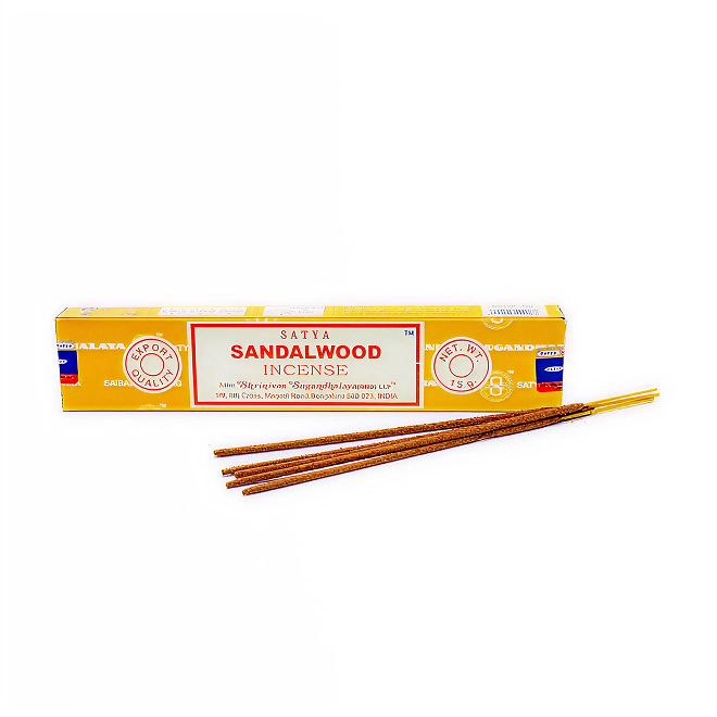 Sandalwood Satya Incense Sticks - Incense Route