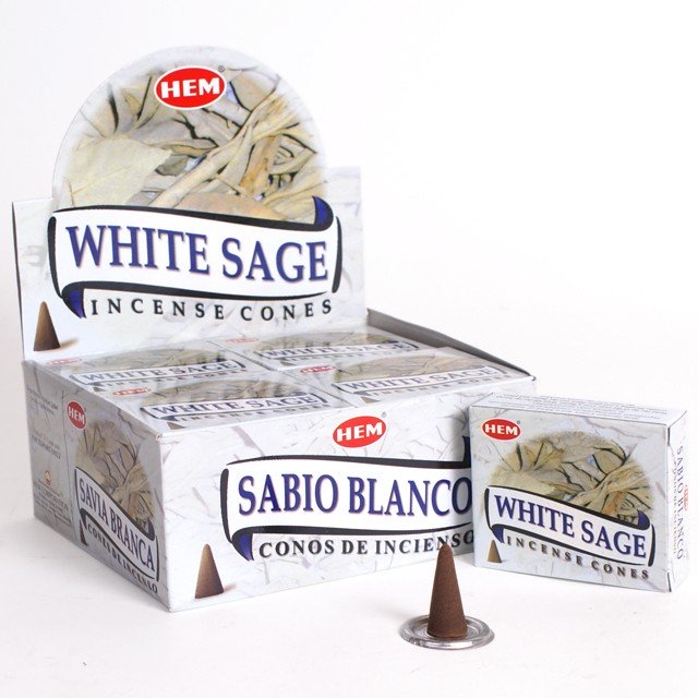 Cones - White Sage (Box) - Incense Route