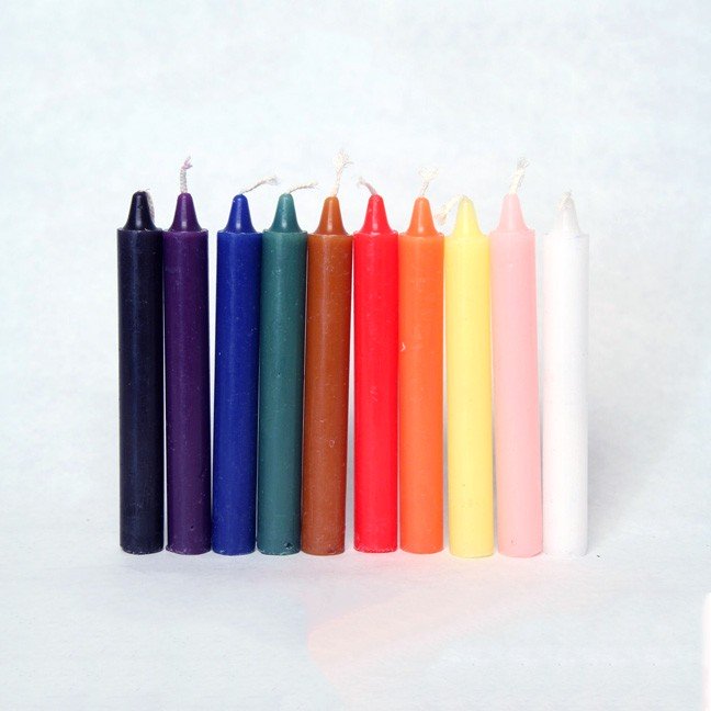 6 Inch Colored Candles