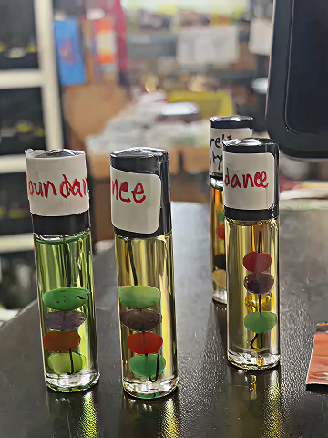 Roll-on Crystal infused Body Oil