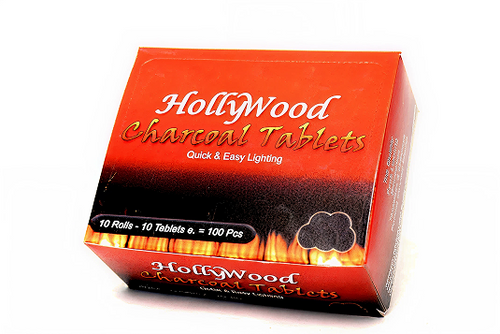 Hollywood Charcoal Tablets (33mm, box)
