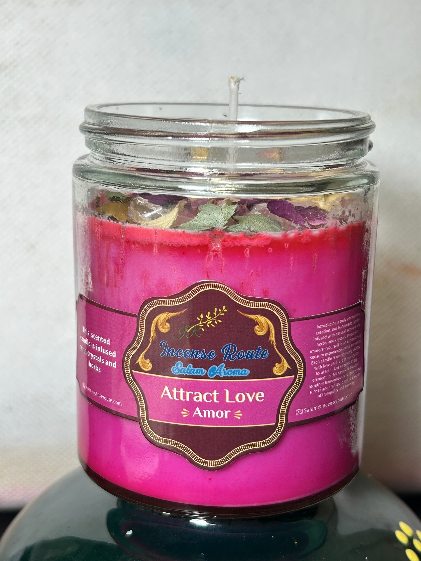 Cute Pink scented candle