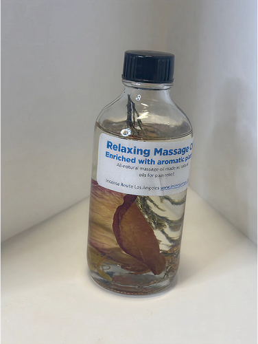 Relaxing massage oil