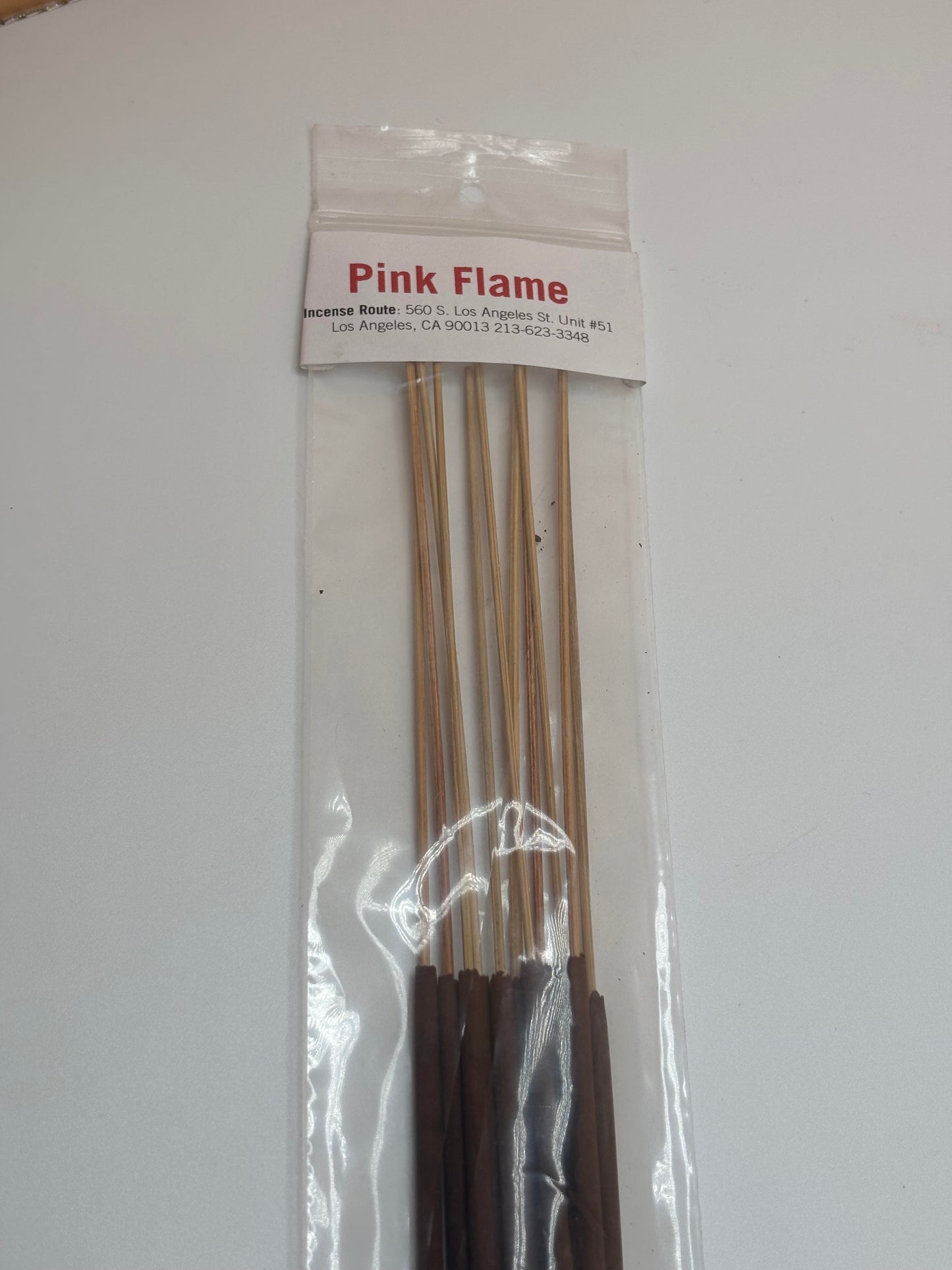 Freshly dipped Destressing Incense Pink Flame