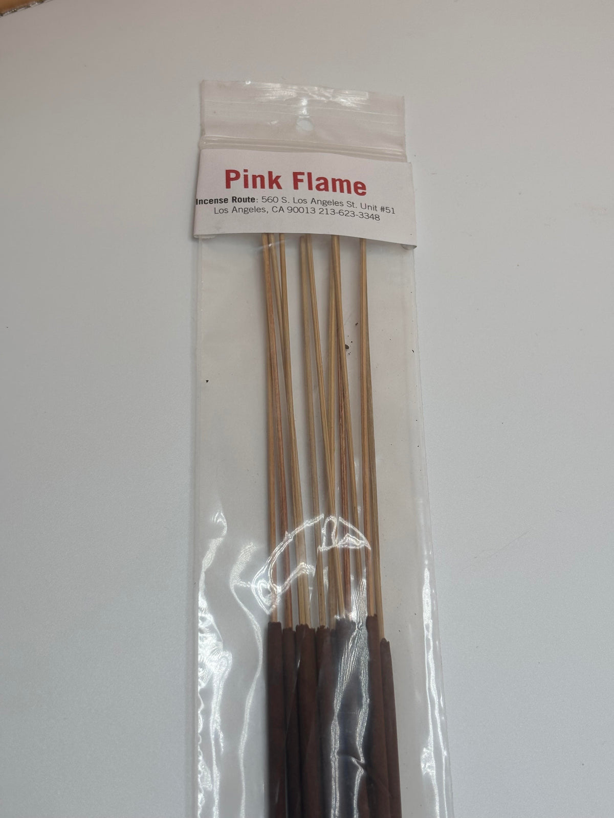 Freshly dipped Destressing Incense Pink Flame - Incense Route