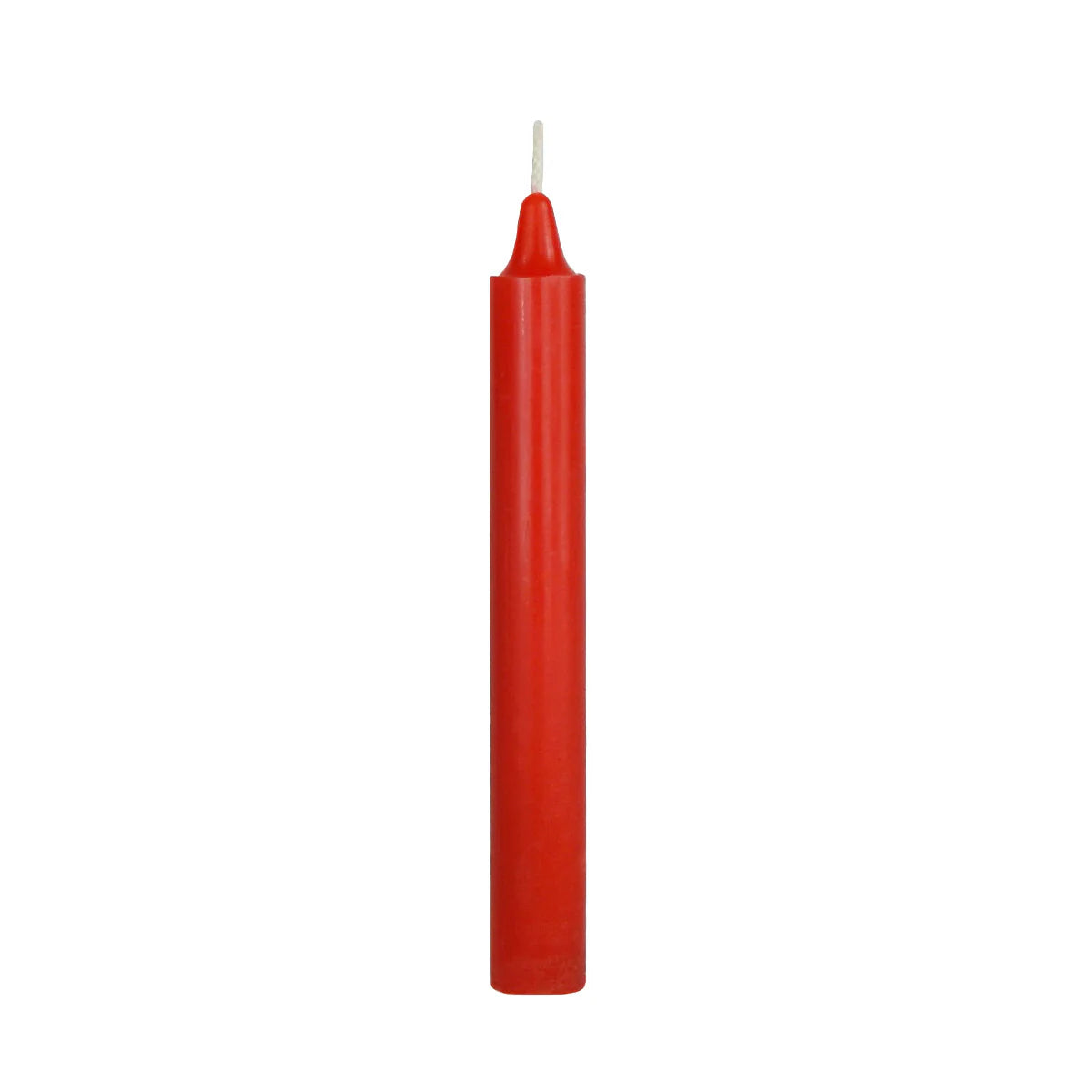 Red 6" Taper Candle (6 pack) - Incense Route