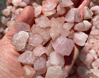 Raw Morganite - Incense Route