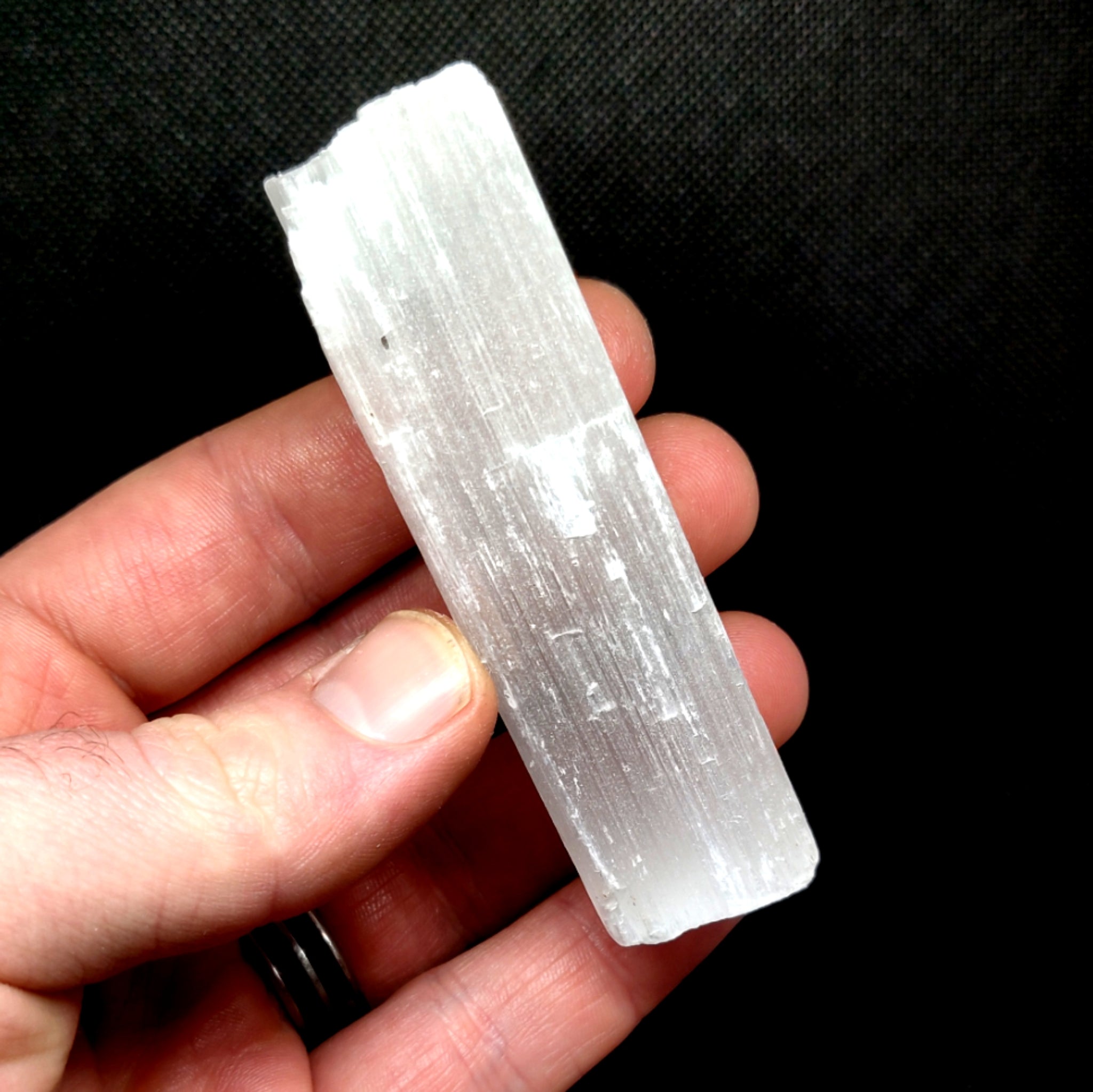 Selenite Log (Extra Small) - Incense Route