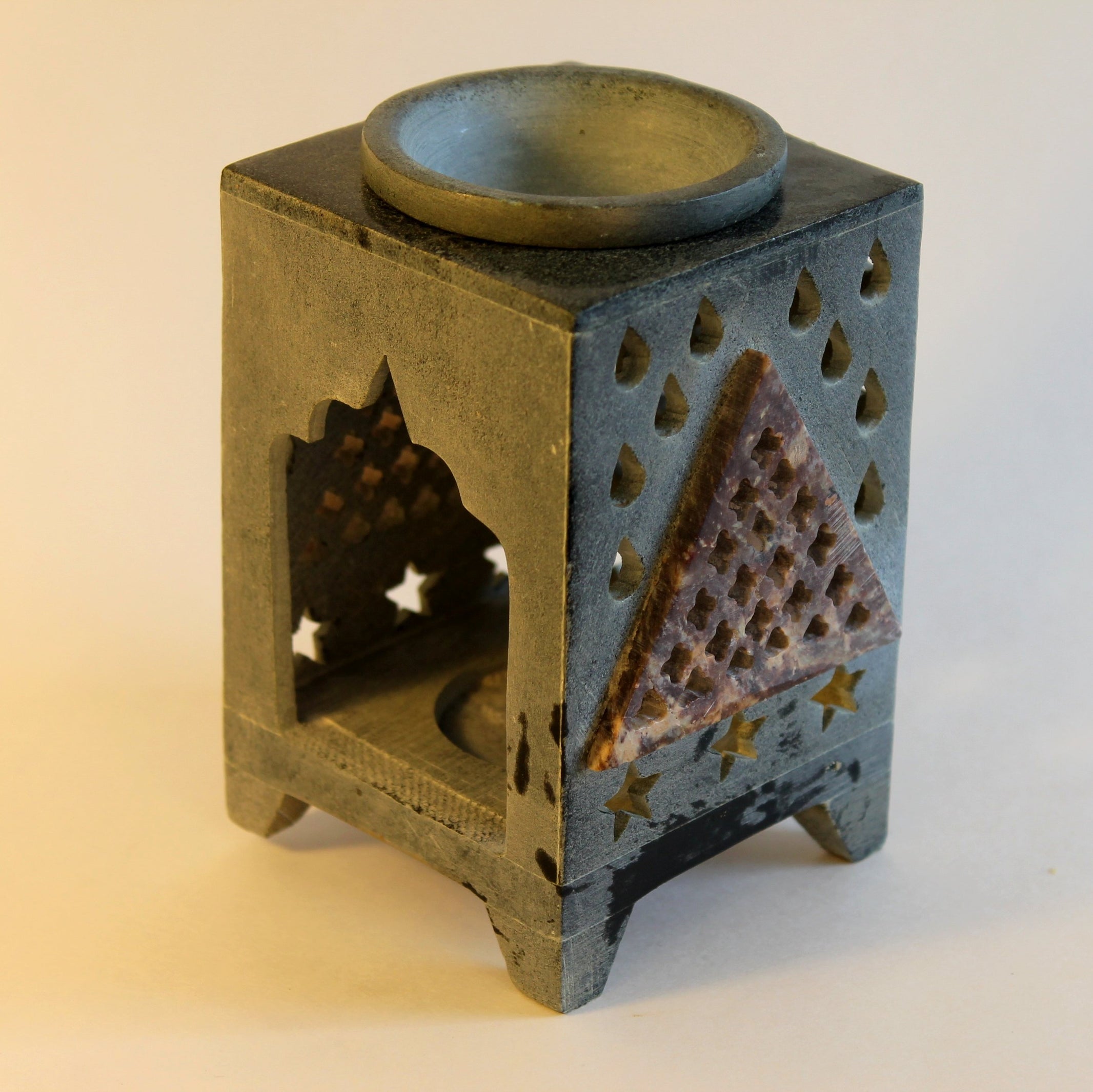 Mosaic Soapstone Oil Warmer - Incense Route