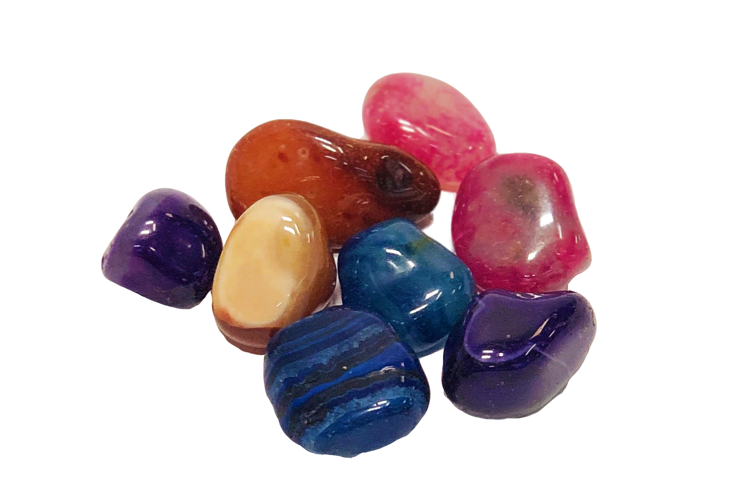Mixed Polished Quartz Healing Rocks (1lb)