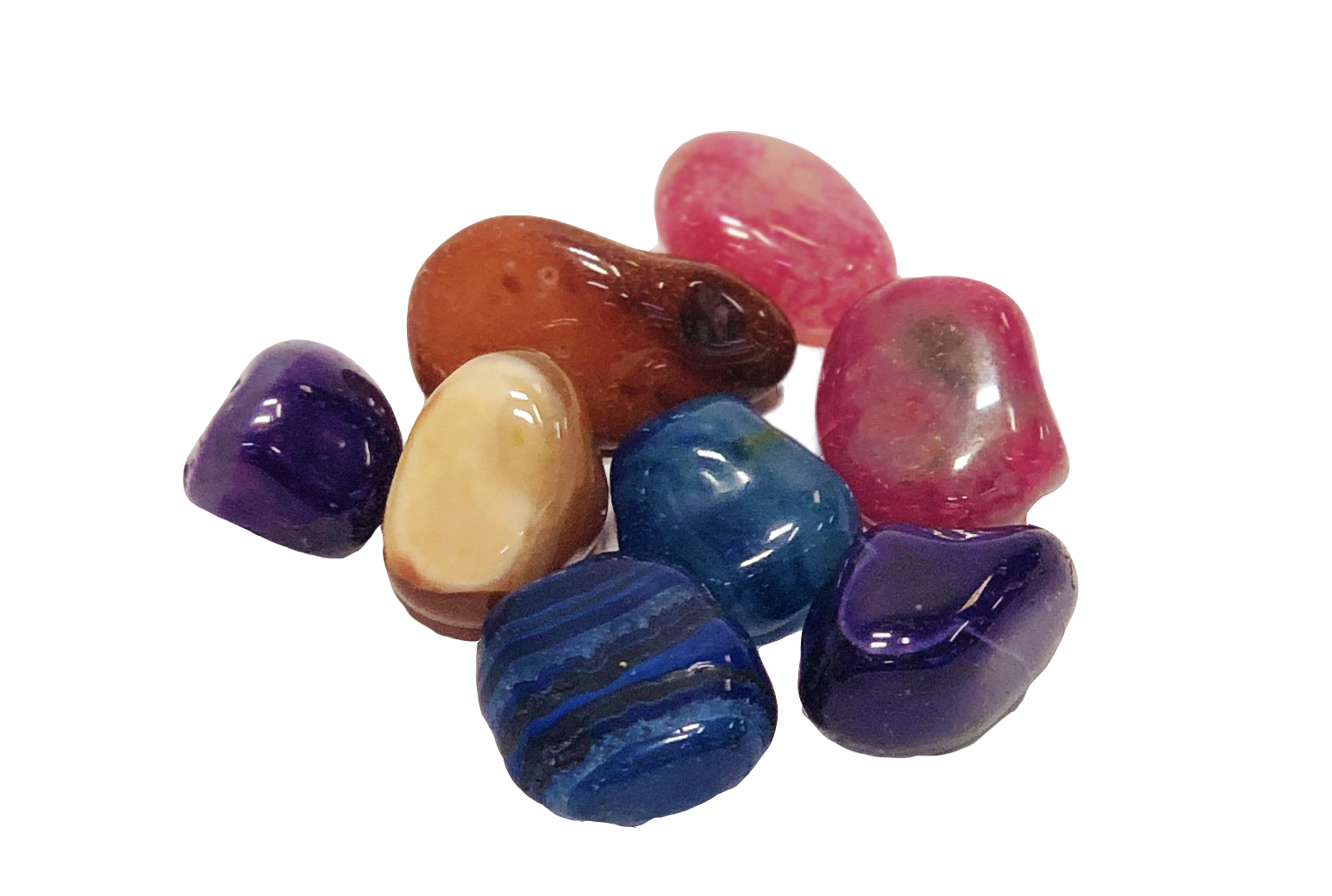 Mixed Polished Quartz Healing Rocks (1lb) - Incense Route