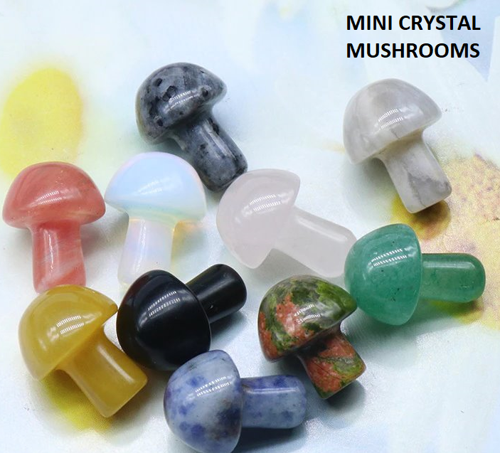 Crystal Mushroom shaped - Incense Route