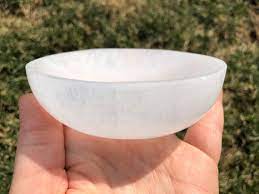 Selenite Bowl Circle (Large) - Incense Route