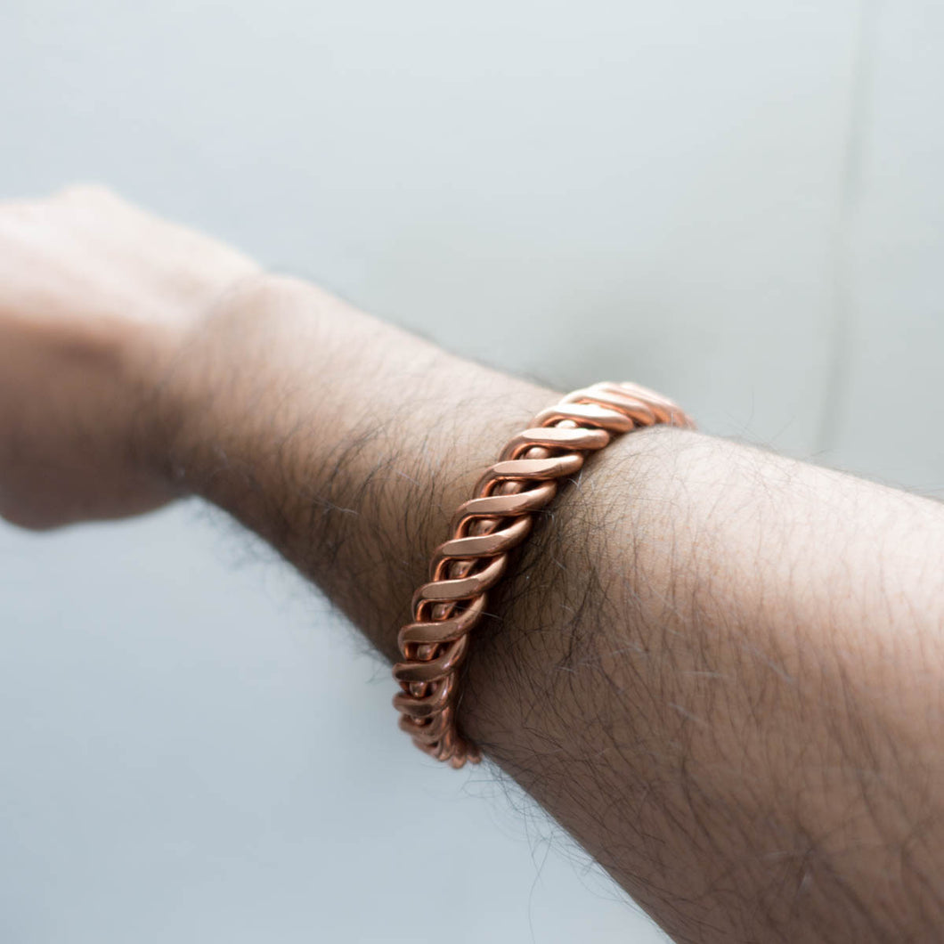 Copper Bracelet (Braid Style)