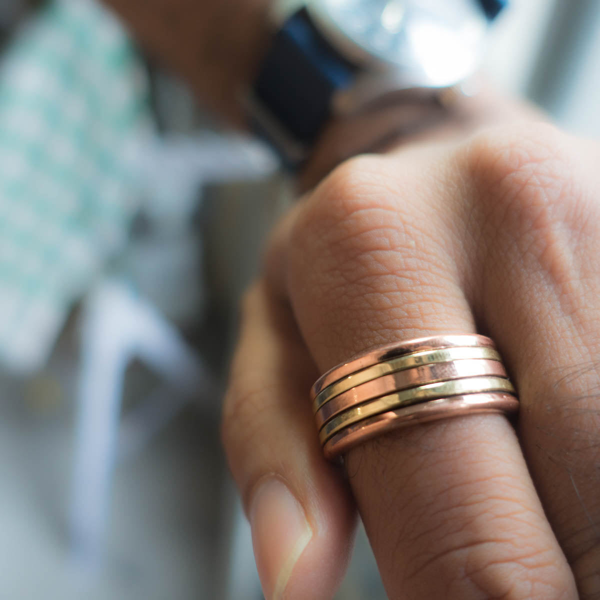 Three Metal Ring - Incense Route