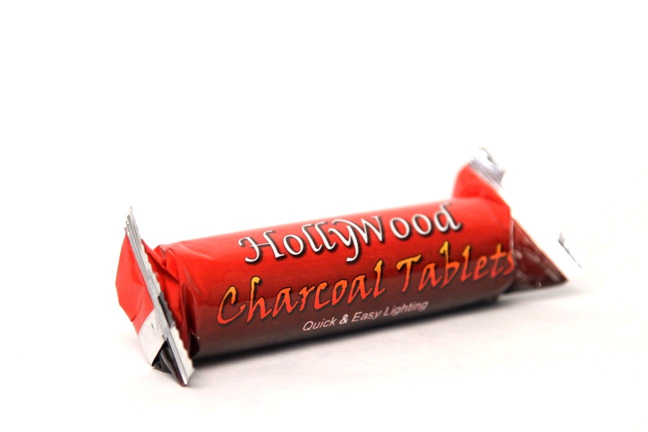 Hollywood Charcoal Tablets (33mm, box) - Incense Route