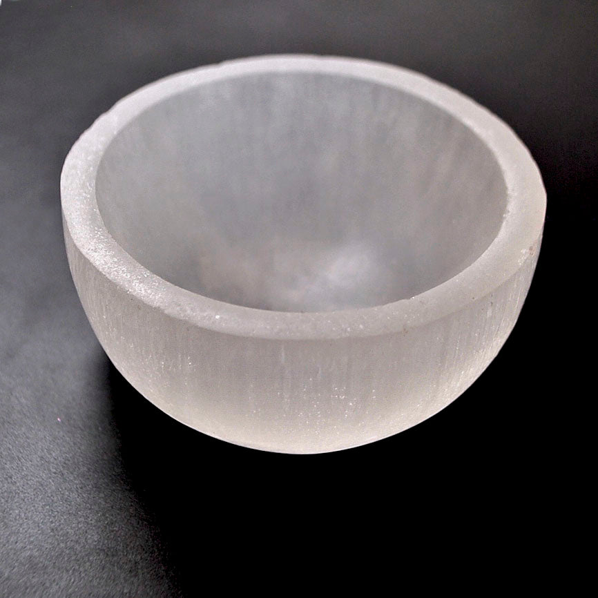 Selenite Bowl Circle (Small) - Incense Route
